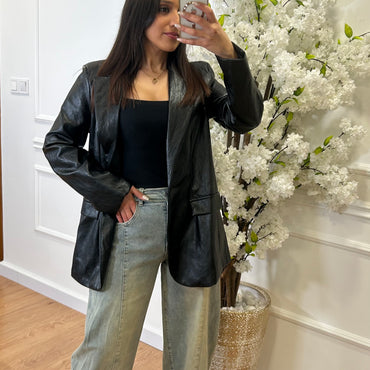 Blazer Ecopele Preto