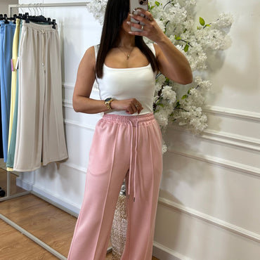 Calça de Fato de Treino Rosa