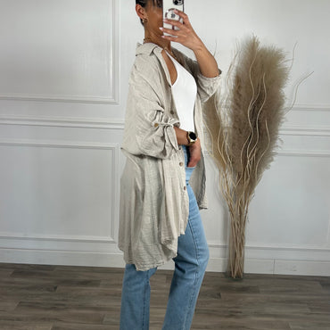 Camiseiro Bege de algodão Médio