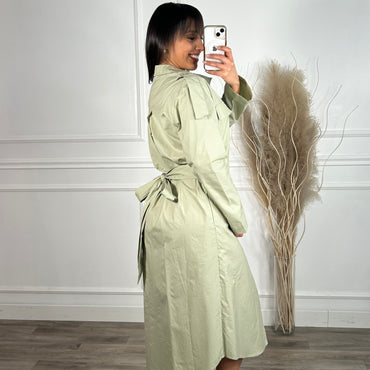 Camiseiro Com Cinto Verde