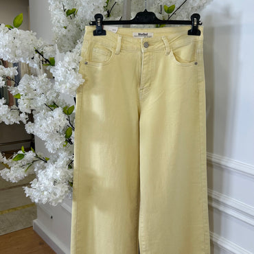 Calça de Ganga Wide Leg REDIAL Amarela
