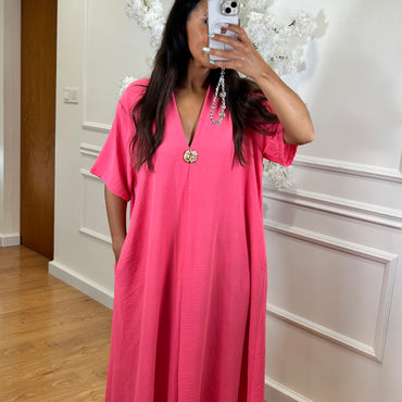 Tunica Oversize Rosa Fuscia