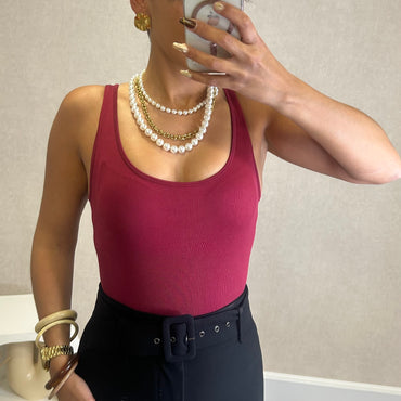 Body Modelador Bordeaux