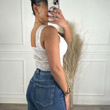 Bralette Rendada Branca