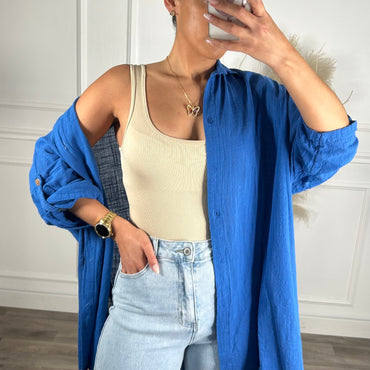 Camiseiro Azulao de algodão Médio