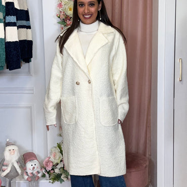 Casaco Teddy Branco