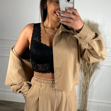 Bralette Rendada Preto