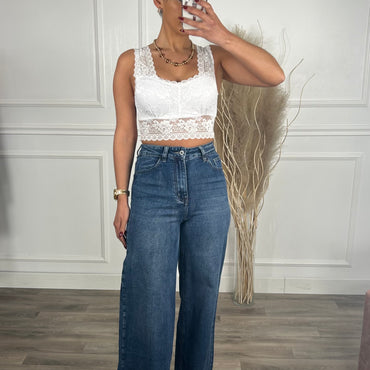 Bralette Rendada Branca