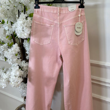 Calça de Ganga Wide Leg REDIAL Rosa
