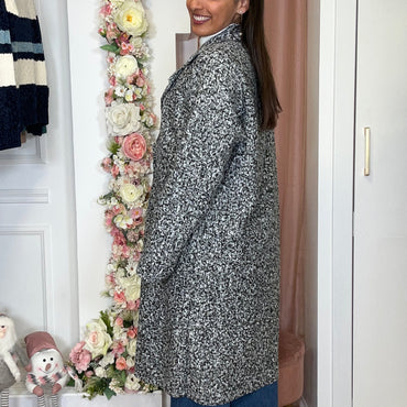 Casaco Teddy Cinza Mesclado