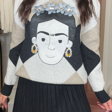 Camisola malha Frida Kahlo