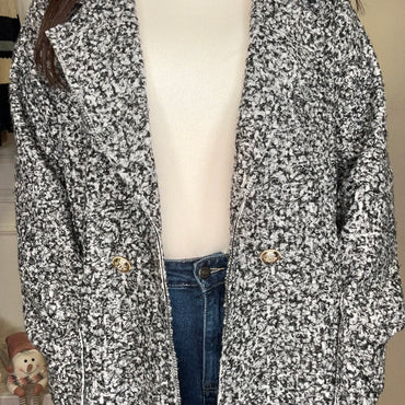 Casaco Teddy Cinza Mesclado