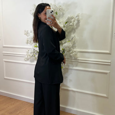 Calça com elastico Preta