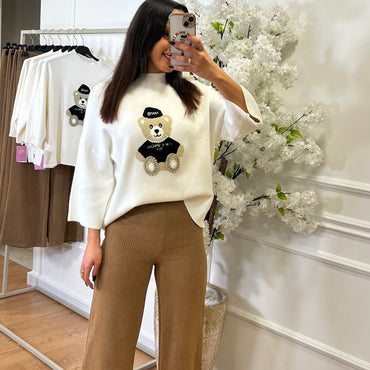 Pantalona bombazine Camel