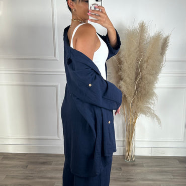 Pantalona Azul marinho
