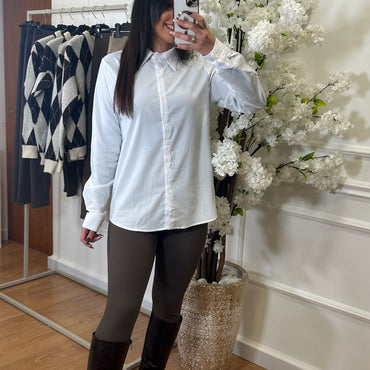 Camisa Popelina Branca