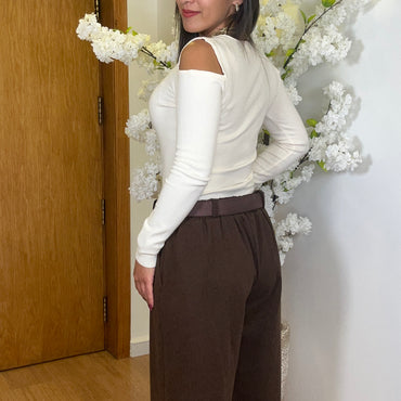 Calça Fazenda Castanha com cinto