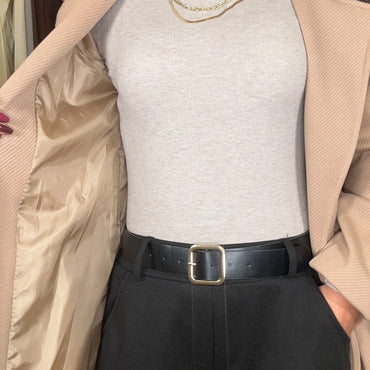 Casaco de Fazenda Midi Camel Texturado