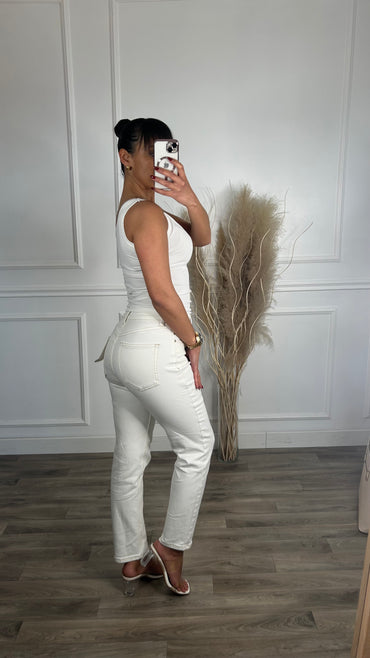 Top com Estrela Branco