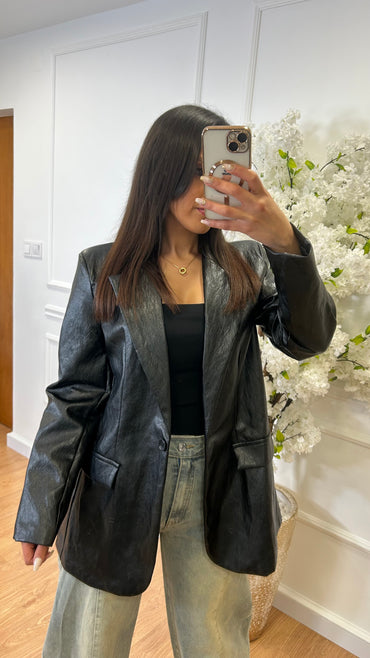 Blazer Ecopele Preto