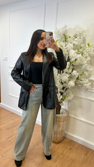 Blazer Ecopele Preto