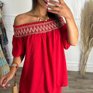 Conjunto Camisola + Pantalona Vermelho