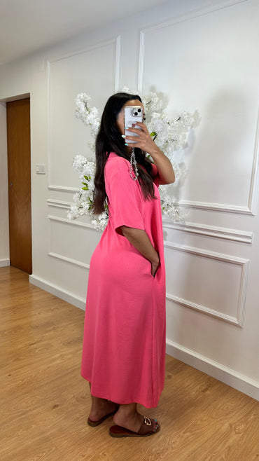 Tunica Oversize Rosa Fuscia