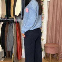 Pantalona bombazine Azul Marinho