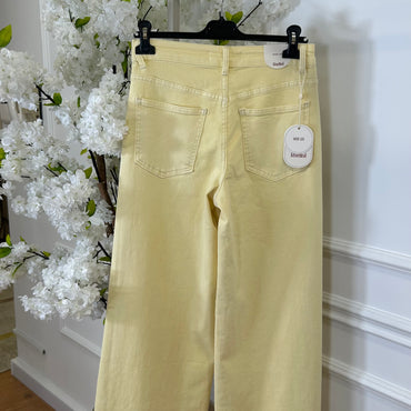 Calça de Ganga Wide Leg REDIAL Amarela