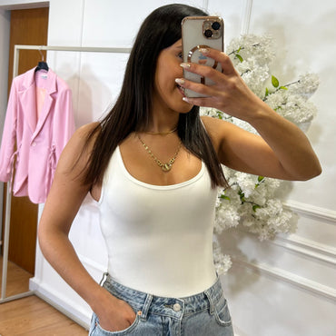 Body Modelador Branco