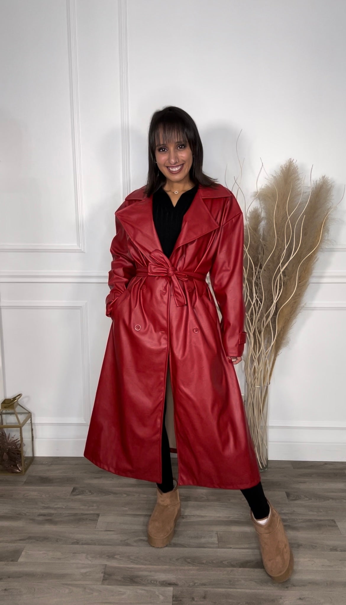 Gabardine Comprida Vermelho