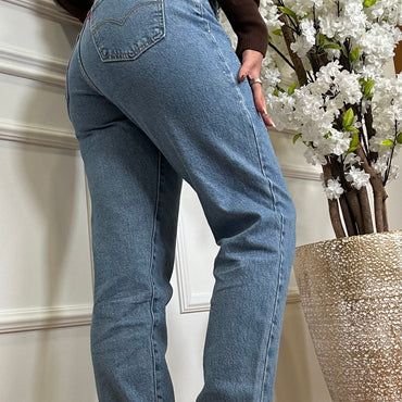 Calça de Ganga com Brilhos