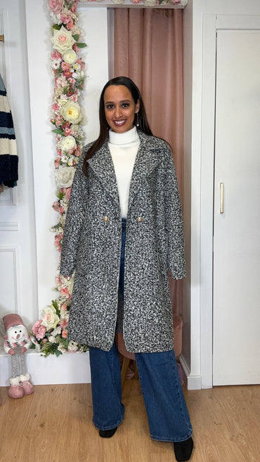 Casaco Teddy Cinza Mesclado