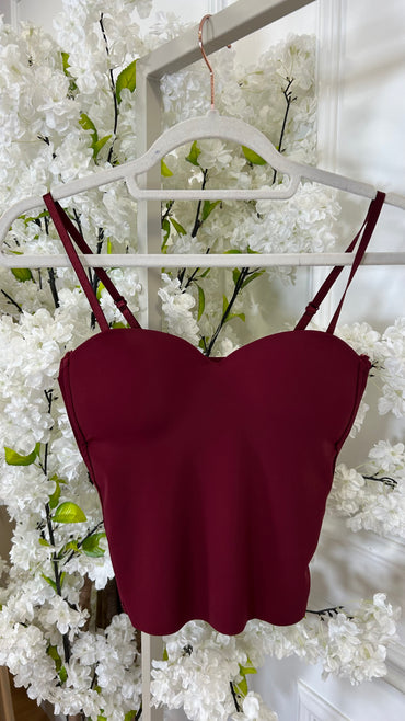 Top Push Up Bordo