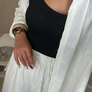 Conjunto Camisa + Pantalona com bordado