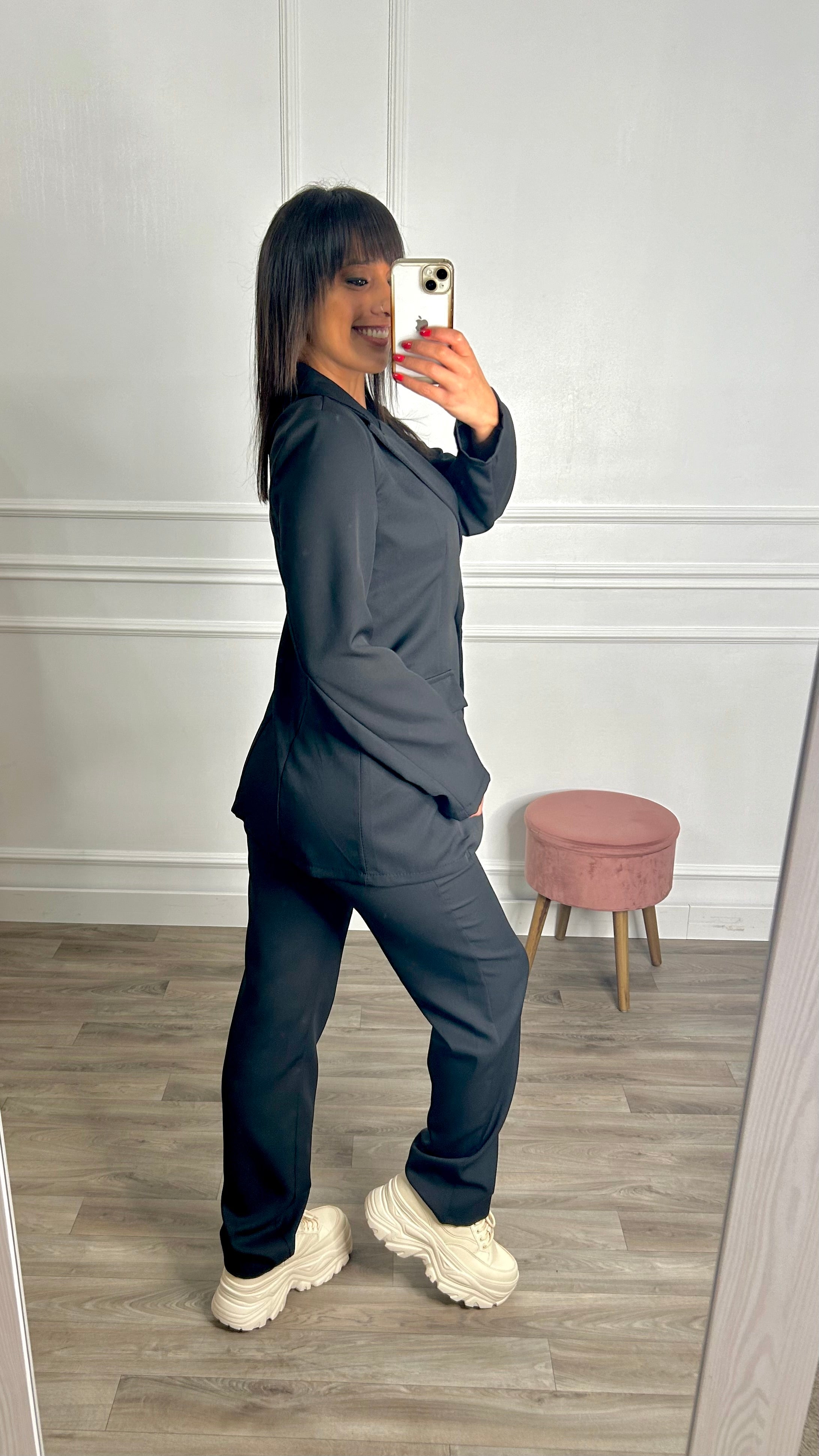 Conjunto Blazer+Calça Preto