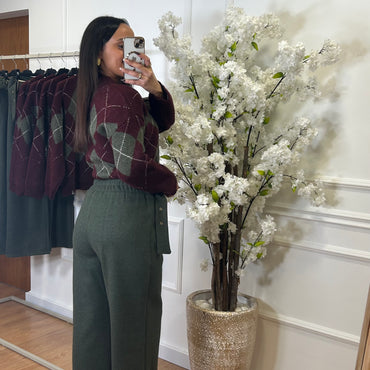 Calça de Fazenda Verde tropa com cinto