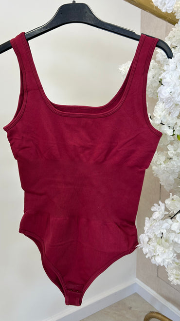 Body Modelador Bordo