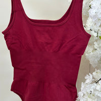 Body Modelador Bordo