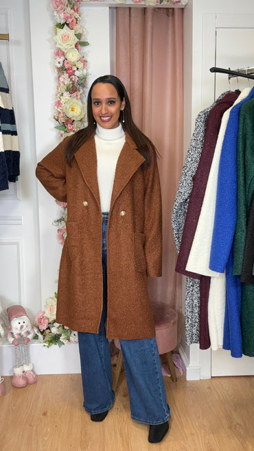 Casaco Teddy Camel