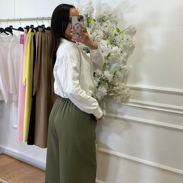 Pantalona com Laço em verde