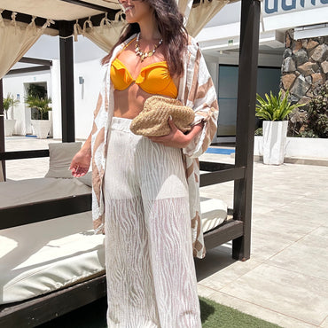 Pantalona de rede Bege