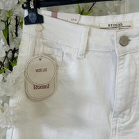 Calça de Ganga Wide Leg REDIAL Branca