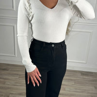 Calça de Ganga Wide Leg REDIAL preta