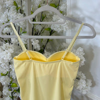 Top Push Up Amarelo