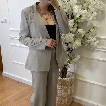 Conjunto Blazer + Calça Vison