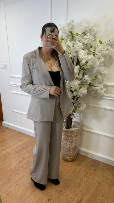 Conjunto Blazer + Calça Vison