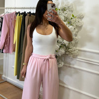 Pantalona com Laço em Rosa