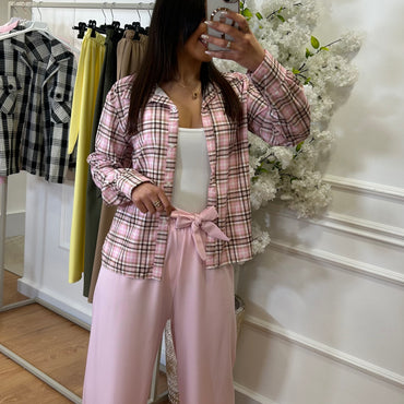 Pantalona com Laço em Rosa