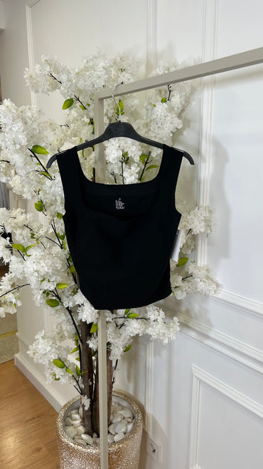 Top Modelador copas Almofadadas Preto